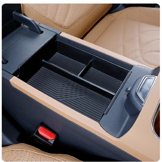 For Geely Galaxy Starship 7 EM-i 2024 2025 Car Armrest Box Storage Box Center Console Lower Layered Storage Box Auto Accessories
