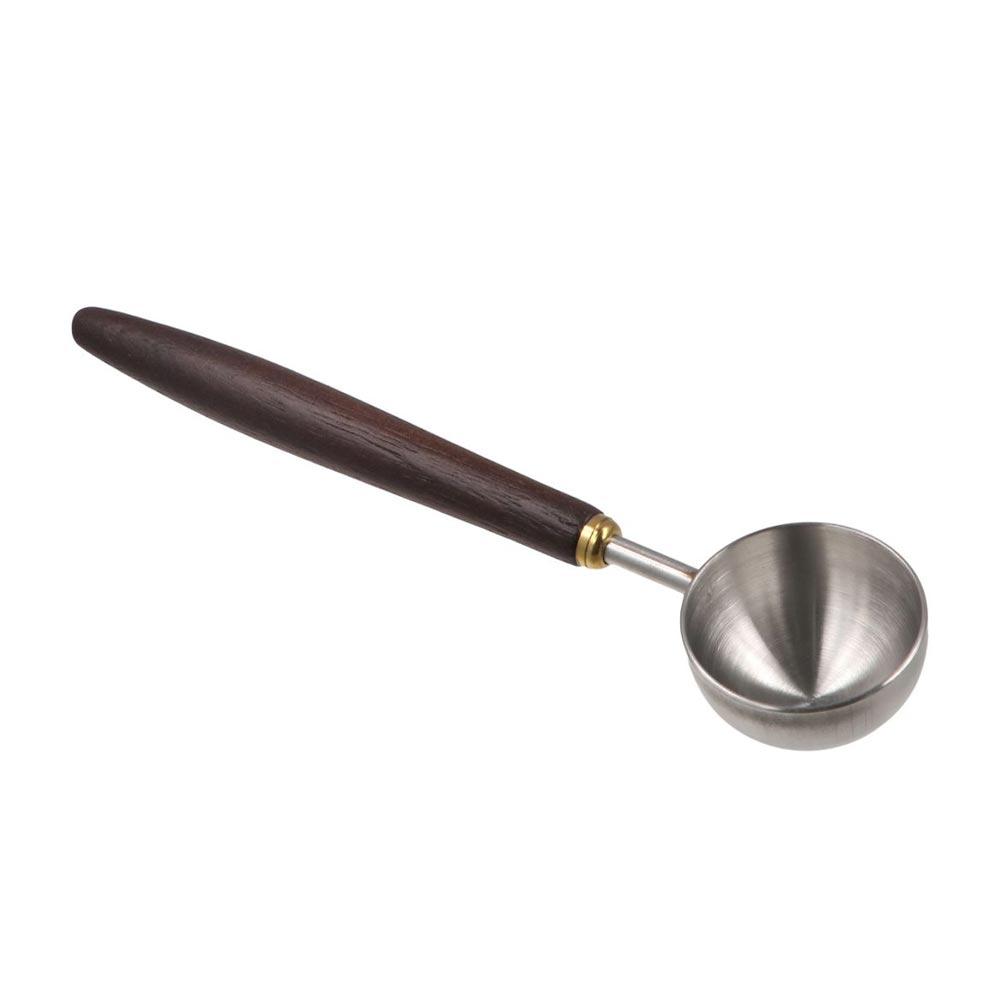 Cuillère doseuse à café en poudre à long manche, cuillère à café à manche en noyer, cuillère à pâtisserie