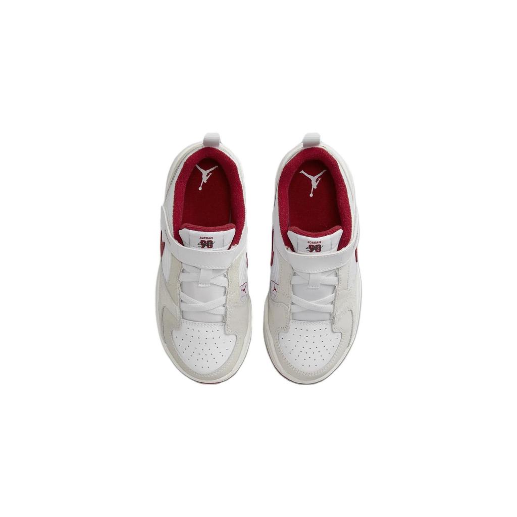 Air Jordan Stadium 90 PS Weiß Segel Varsity Rot Kinder Lifestyle Schuhe DX4398-106