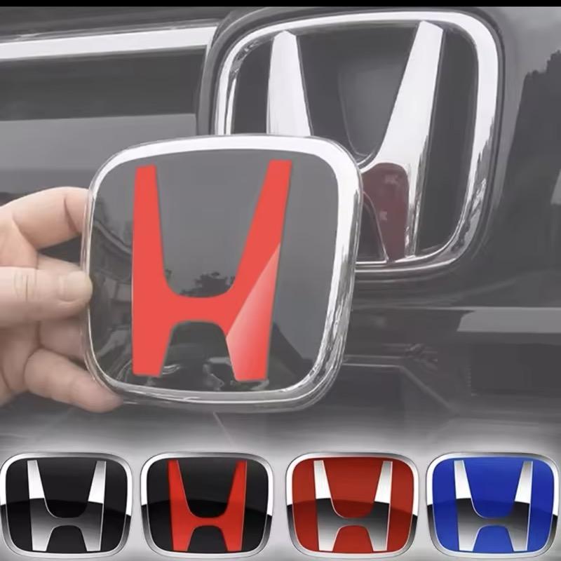 PLXI9 Car Front Hood Emblem Logo Rear Trunk Badge For Honda 2006-2025 Civic FIT HRV Vezel Avancier Accessories