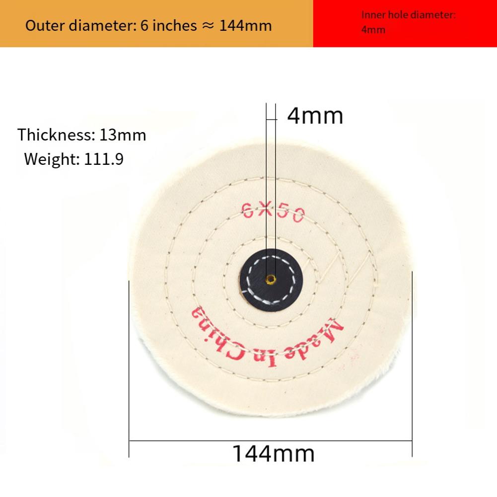 Buffer Wheel Cloth Buffing Wheel For DIY Crafts 16 Mm Thickness Option 4 Mm Thickness Option Final Polishing Tool