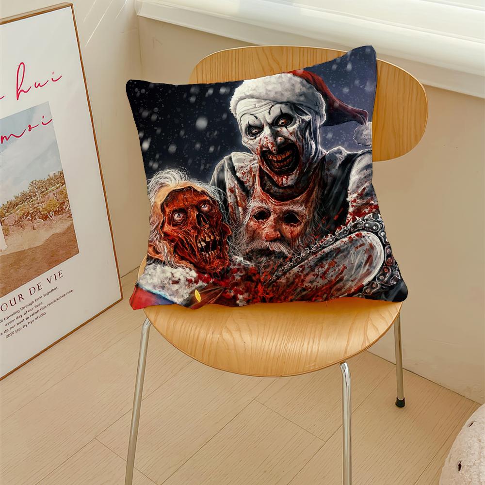 Hot Film Horrible T-Terrifier 3 cushion cover Pillow Cover Decoration Room Home Sofa living Office Car Nordic Simplicity