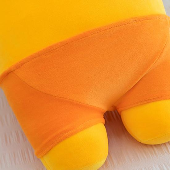 Capybara Plush Pillow Cute Snoozing Capybara Doll Soft Stuffed Animal Comforting Nap Buddy for Kids Adults