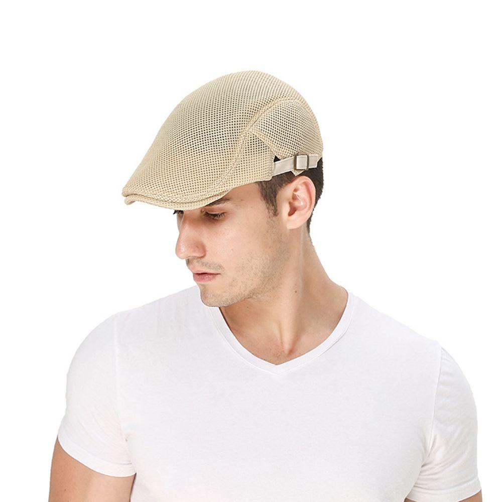 

Women Caps Hollow Men Beret Hat Summer Sun Hats Men Caps Mesh Caps Korean Style Hats Peaked Cap