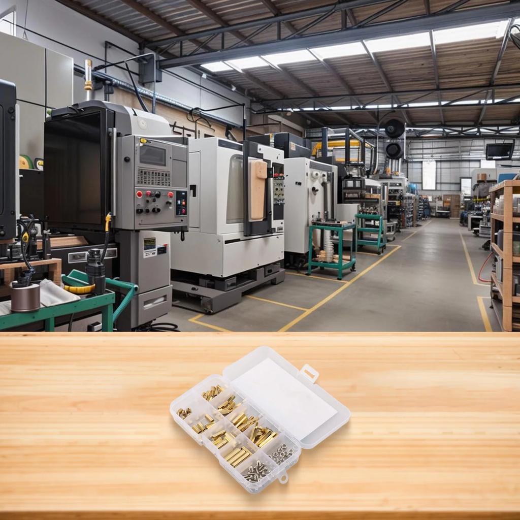 Brass Standoff Kit Male Female Standoff Nut Brass Finish Multiple Sizes Portable Design For Computer Assembly Easy To Carry