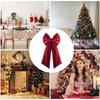 Large Velvet Bows Giant Velvet Red Bow  90x45cm Christmas Tree Hanging Ornaments for Fireplace Mantels Front Doors