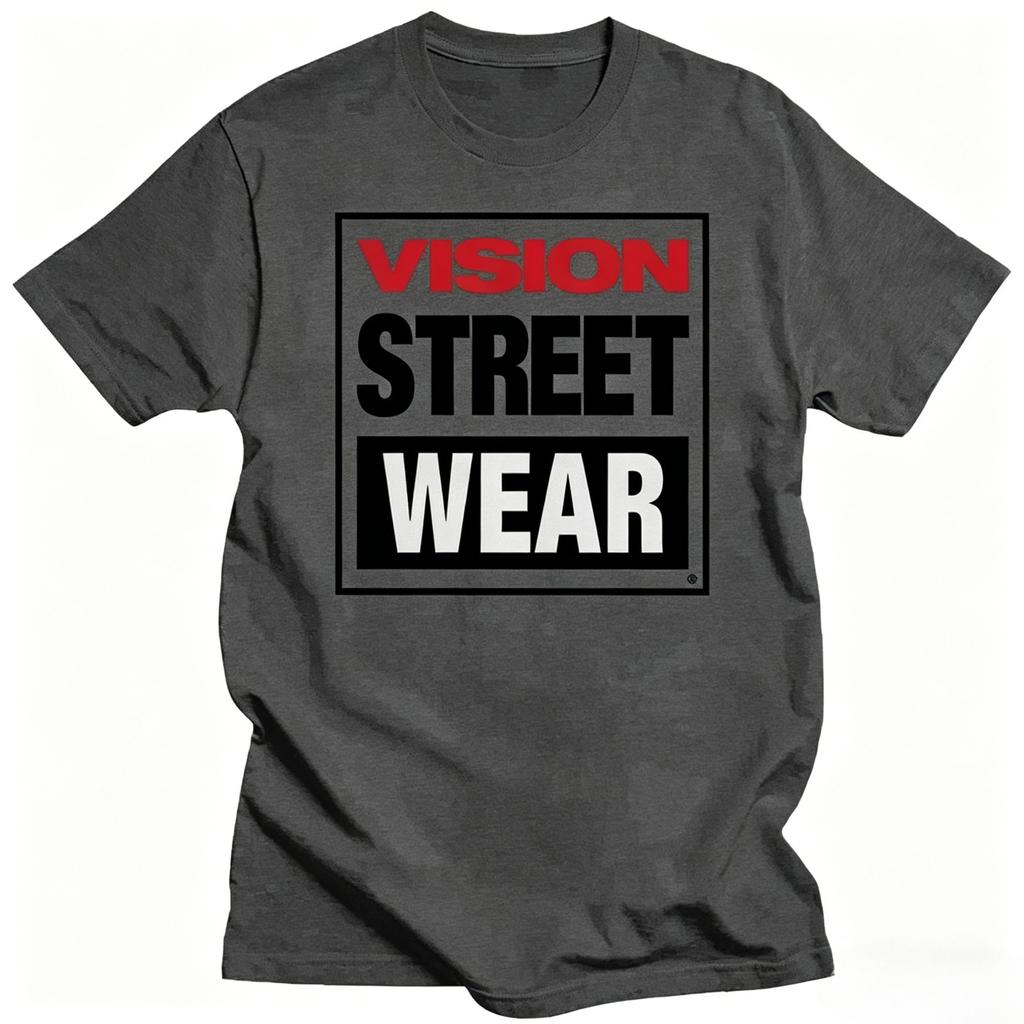 Oversized Unisex Tees Vision Street Wear Print Short Sleeve All Season Casual Pullover Crewneck Tops Unisex T Shirt Unisex Tshirts