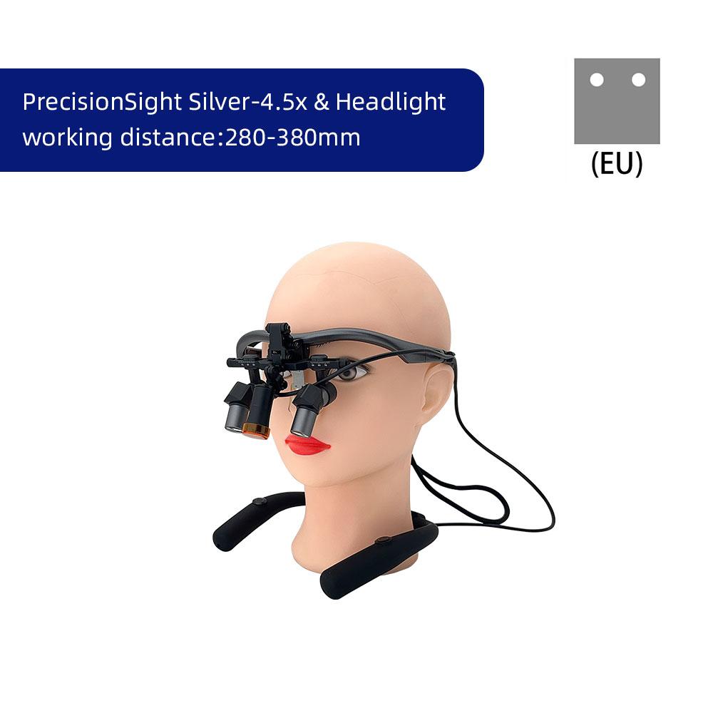 3.5X/4.5/5.5X/6.5X Dental Loupes Headlight Set Wearing Glasses Magnifying The Mirror Oral Glass Surgery Hd Led Equipment