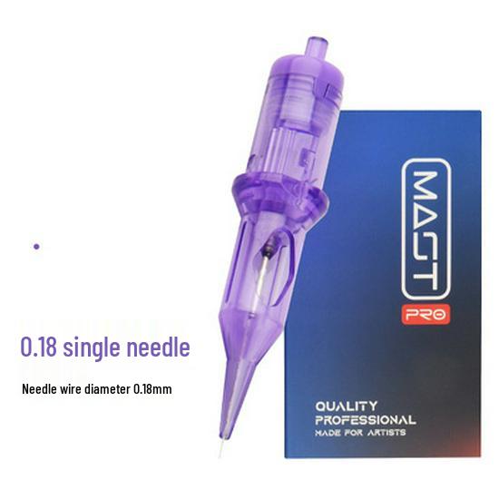 Precision Eyebrow & Tattoo Needle - Purple Integrated Design