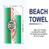 Logo Mexico American Football Print Beach Towel, Large Soft Quick Dry Towel for Beach Camping Swimming
