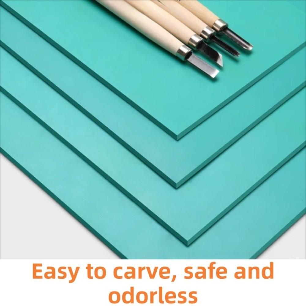 Engraving Linoleum Carving Rubber Block a5/A4/8K Sheet Printing Board Plate  Printmaking Art