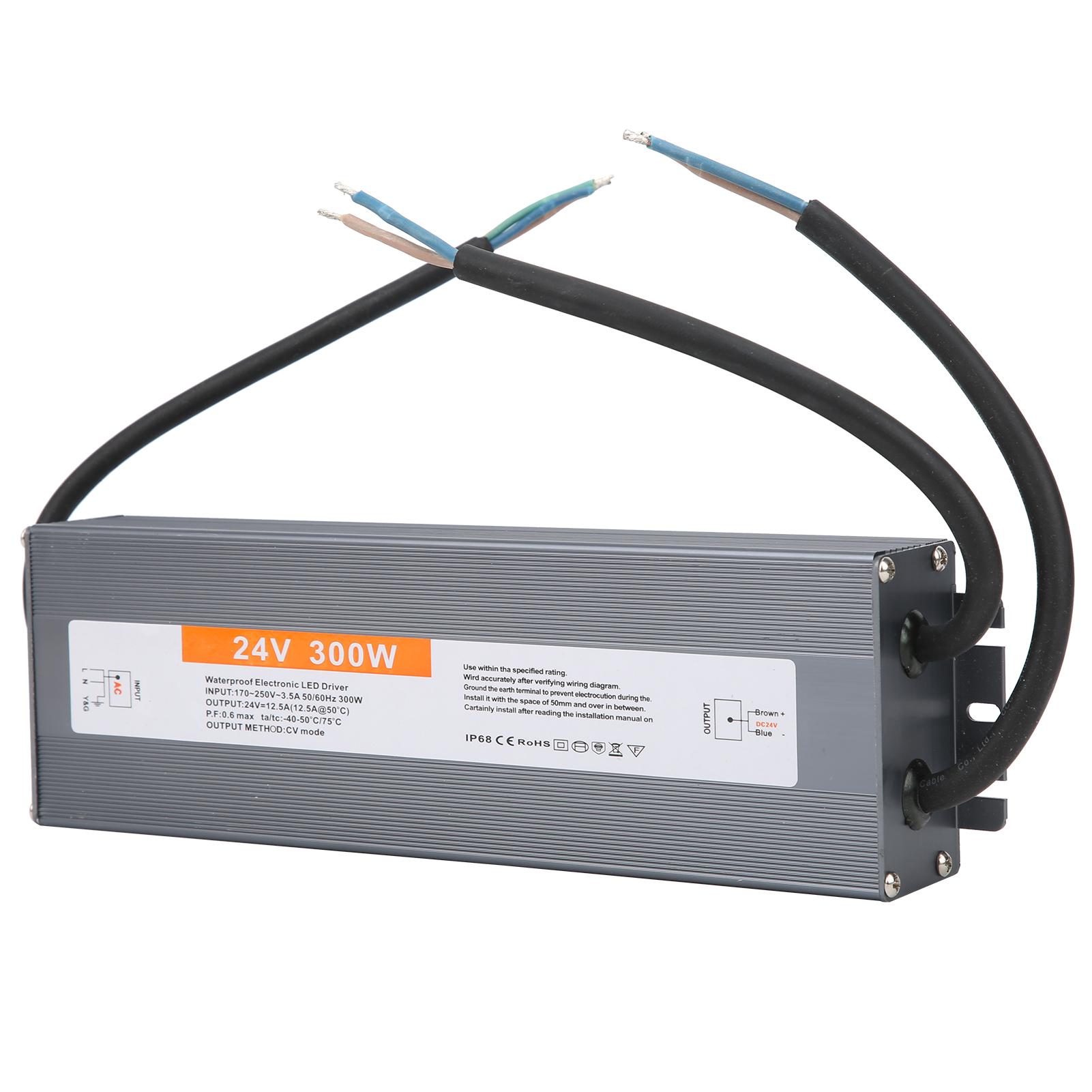 

Power Supply Wired UltraThin Waterproof Switching LED Drive AC170250V (50 60HZ) 300W(DC24V )