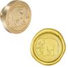 Lion, Crab, Snake, Elephant, Dragon Wax Seal Stamp Retro Sealing Wax Stamp Animals Collection 25mm Removable Brass Head for Enve