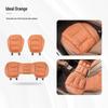 Luxurious Nappa Leather Car Seat Cushions - Thick, Non-Slip, Full Set for Five-Seater Cars