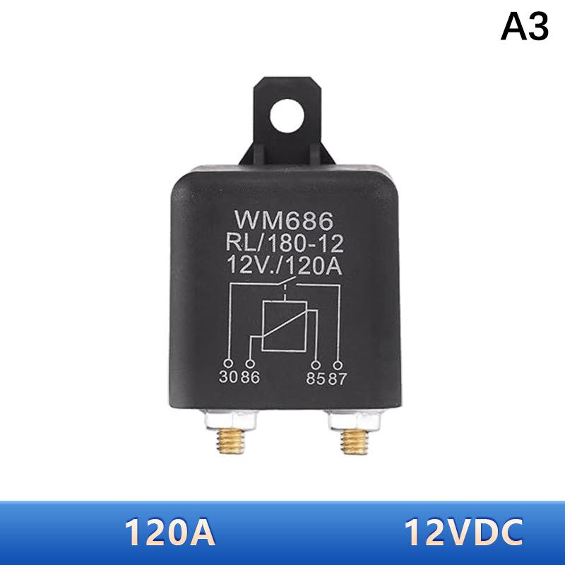 DC 12V 24V 100A 120A 200A WM686 Relay 4 Pin Normal Open Car Starter Relay For Battery ON/OFF Split Charge Relay Switch