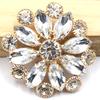 LKERAN5PCS37 * 37MM Circular Diamond Inlaid Acrylic Horse Eye  Used For Clothing Buttons, Bow Hair Accessories, Jewelry Accessor