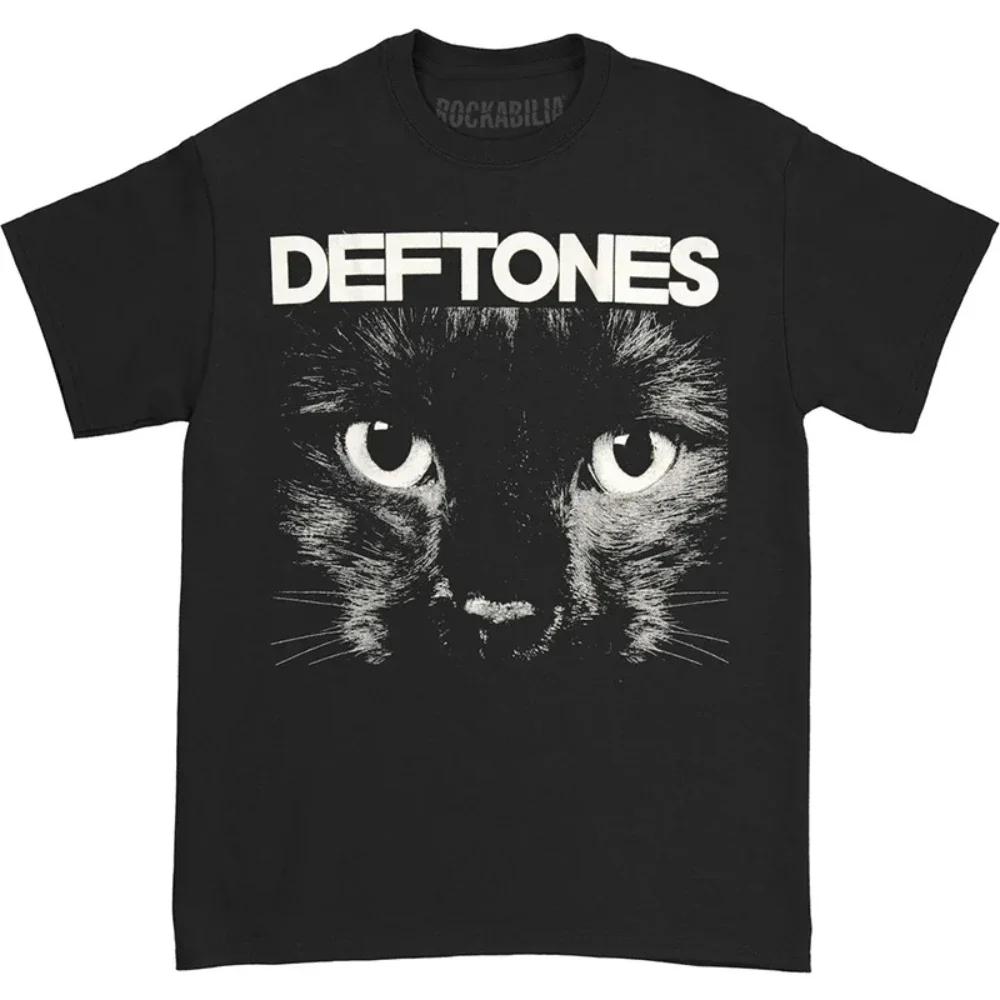 2025 Deftones Sänger Band T-Shirt Herren Damen Hip Hop Rock Tee Mode Kurzarm T-Shirt Sommer T-Shirts Tops