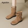 Maillard Martin Boots New Autumn Thick-soled Retro Stacking Boots Wasteland Fashion Boots