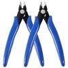 Pliers Carbon Steel Pliers Electrical Wire Cable Cutters Cutting Side Snips Flush Pliers Nipper Home Hand Tools Blue