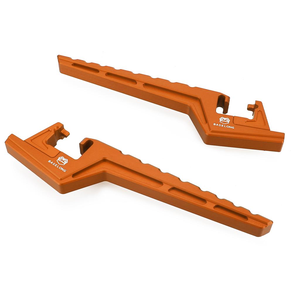 

2025 24 For Honda XR XR80 /XR100 /XR250R /XR350R /XR600R /XR650R R All Year Motorcycle Passenger Footpegs Extensions Accessories оранжевый