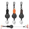 Heave Duty Badge Reels Retractable Keychain Badge Holders Reel Carabiner Badge Holder for Card Name Keychain