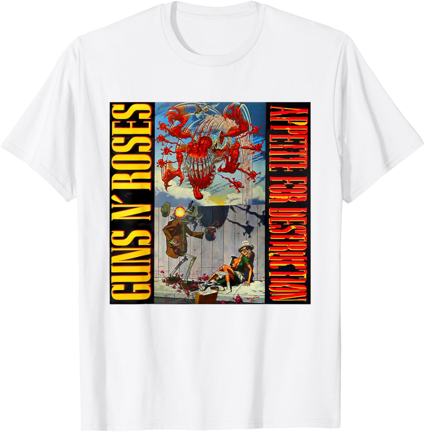 Official Guns N Roses Appetite for Destruction T-Shirt Small S