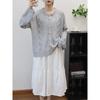 Early autumn new thin hollow embroidered knitted cardigan soft waxy loose gentle wind long sleeve sweater jacket women