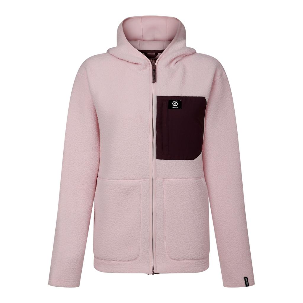 Womens/Ladies Firn Borg Hooded Fleece