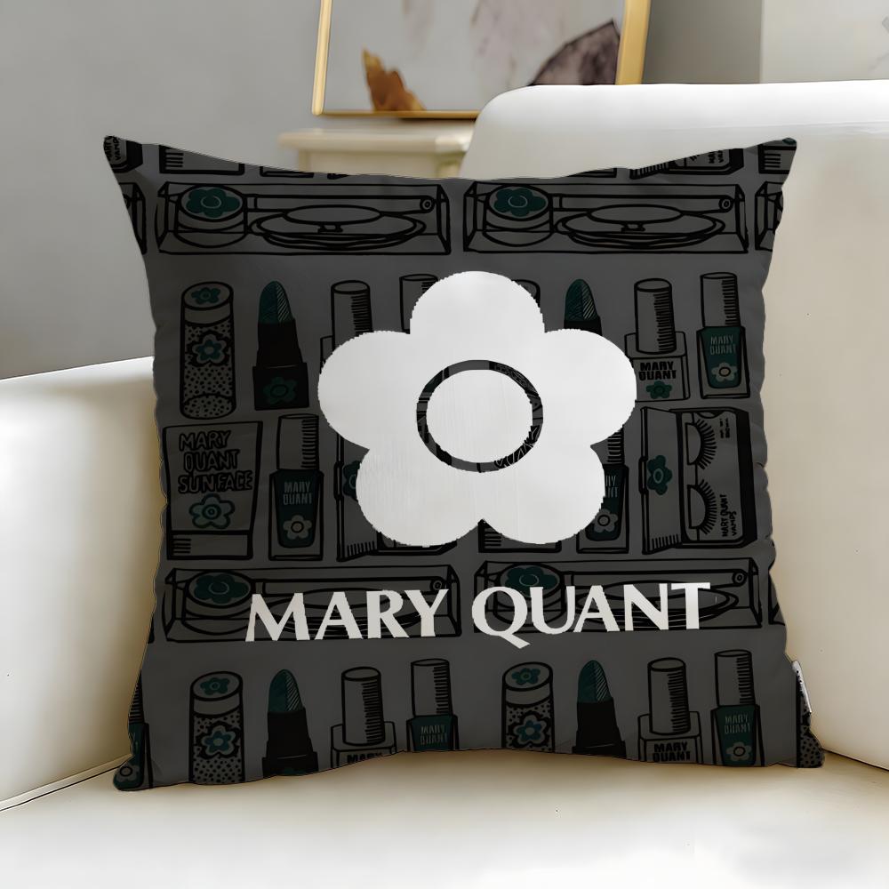classic fashion designer Mary Quant Cushion Cover Soft EasyWash Pillow Case Versatile for Couch Bed Travel and Office