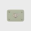 Pie Heart Slim Card Wallet Mint