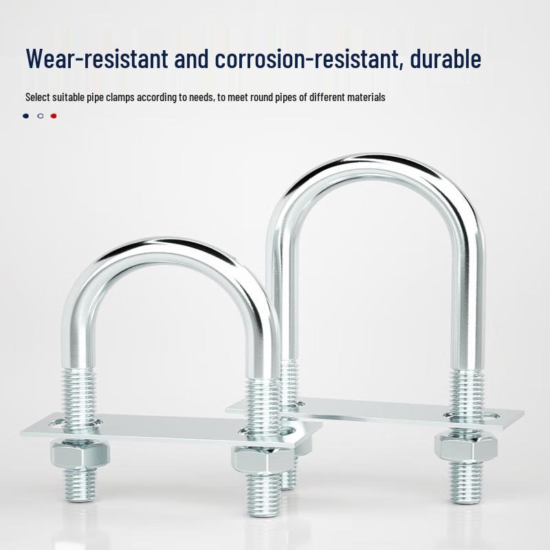 GUWANJI U-Bolt Set with Nuts and Baffle