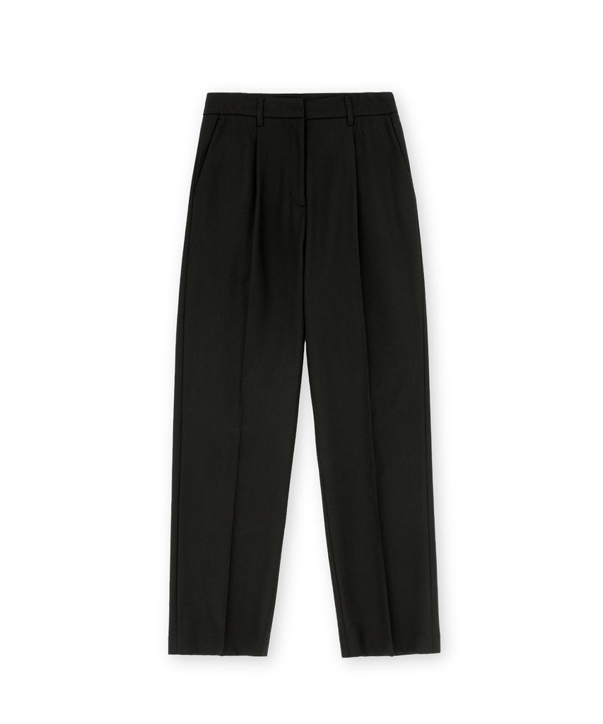 Beulaunyadeu W One-Pleat Pants, Black