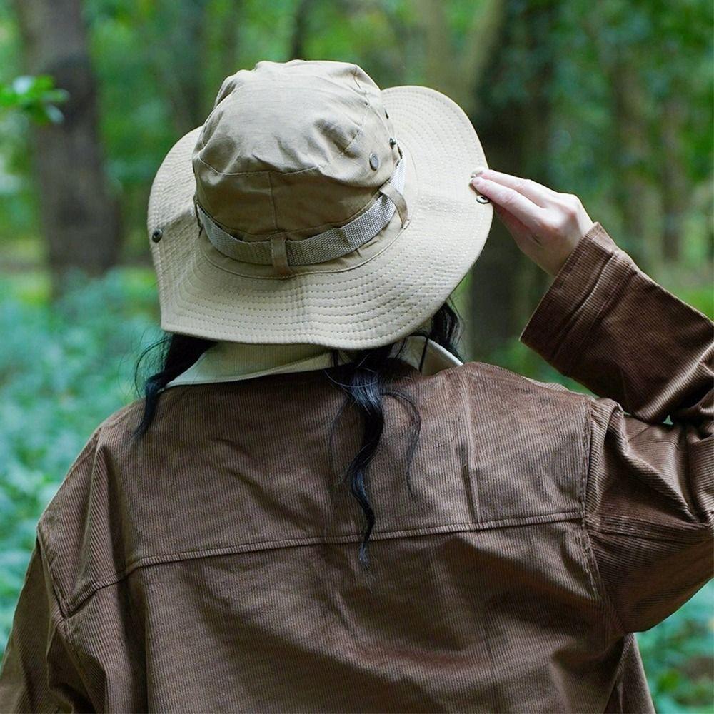 Anti-UV Bucket Hat Quick-drying Sun Hat Summer Fishing Cap  Camping Hiking
