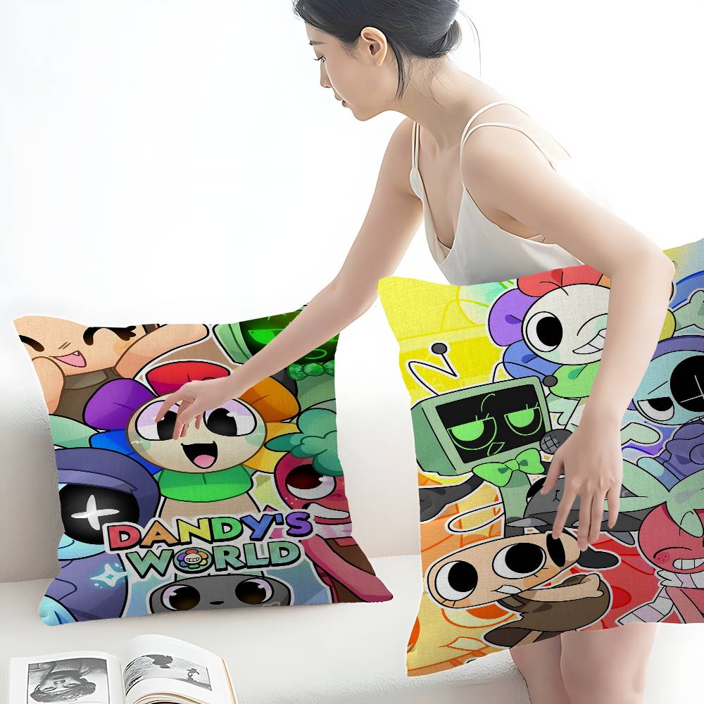 Cartoon D-Dandys Worlds pillow cover sofa cushion cover home room decoration children gift