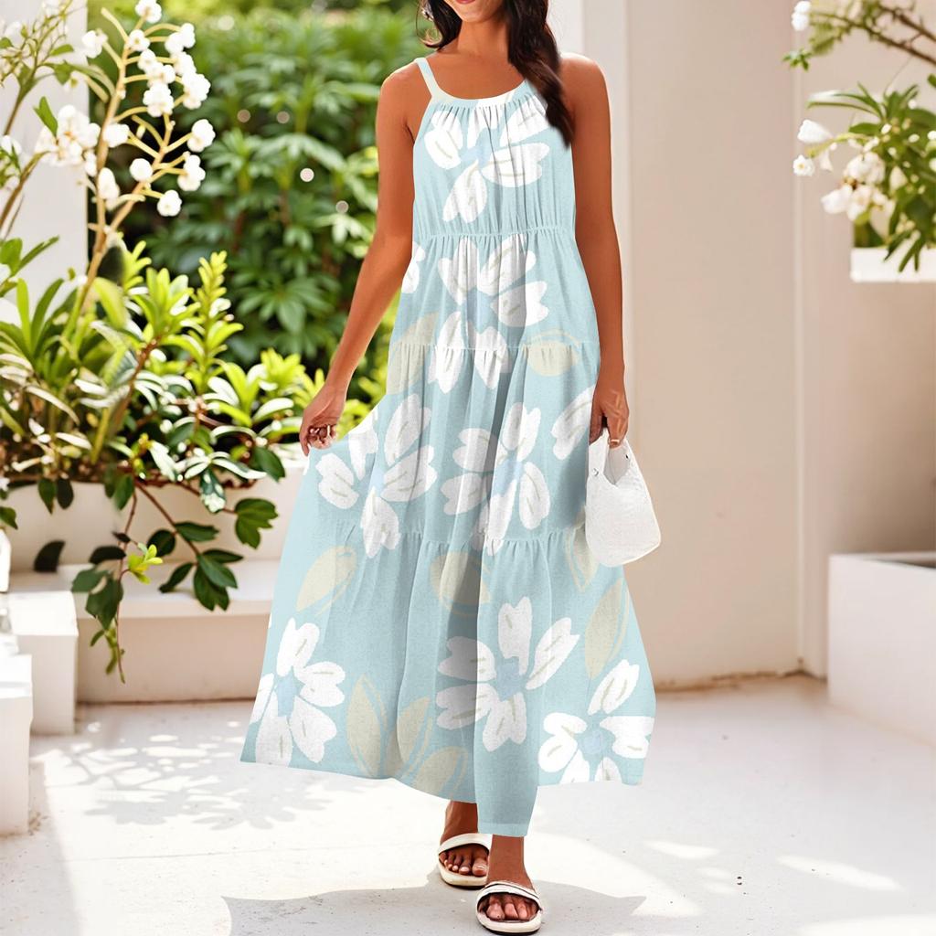 Women's Summer Casual Fashion Suspender Sleeveless Dress