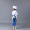 apron Hat Kitchen Top Halloween Decoration Cosplay Costume Cook Tshirt Children Chef Costume Set