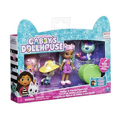 Friends Figure Set with Rainbow Gabby Doll, 3 Toy Figures and Surprise Accessory Kids Toys for Ages 3 and Up