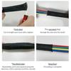 4Pcs Sheath Protector Cable Cord Cover 50cm Length Wire Sleeving Tight Cable Sleeve  Keyboard Cable