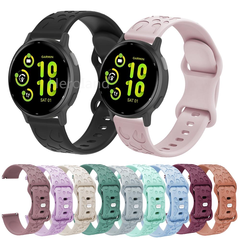 Fashion Silicone Watchband For Garmin Vivoactive 5 4 3 4S Venu 3 2 SQ 245 Strap Silicone Bracelet Strap WristBand 18mm 20mm 22mm