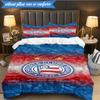 3PCS Esporte Clube  Printed Soft Bedding Set,Including 1pc Duvet Cover And 2pcs Pillowcases Perfect for Bedroom, Dormitory, Fan gift