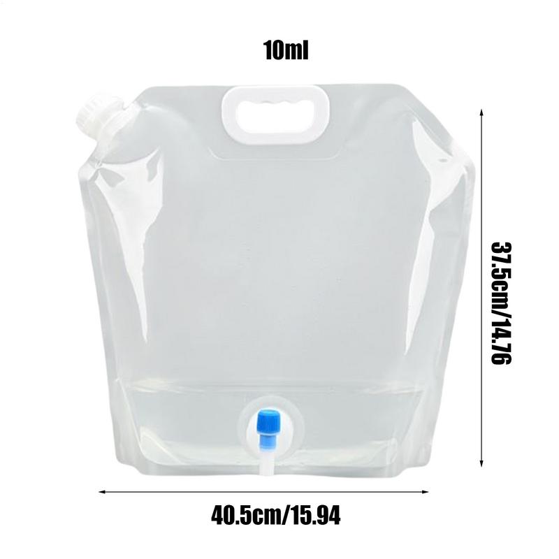 Water Bladder Bag  Folding Water Bag Camping 10L Large Capacity Portable Water Bag Thickened Soft Food Grade Water Storage Bag