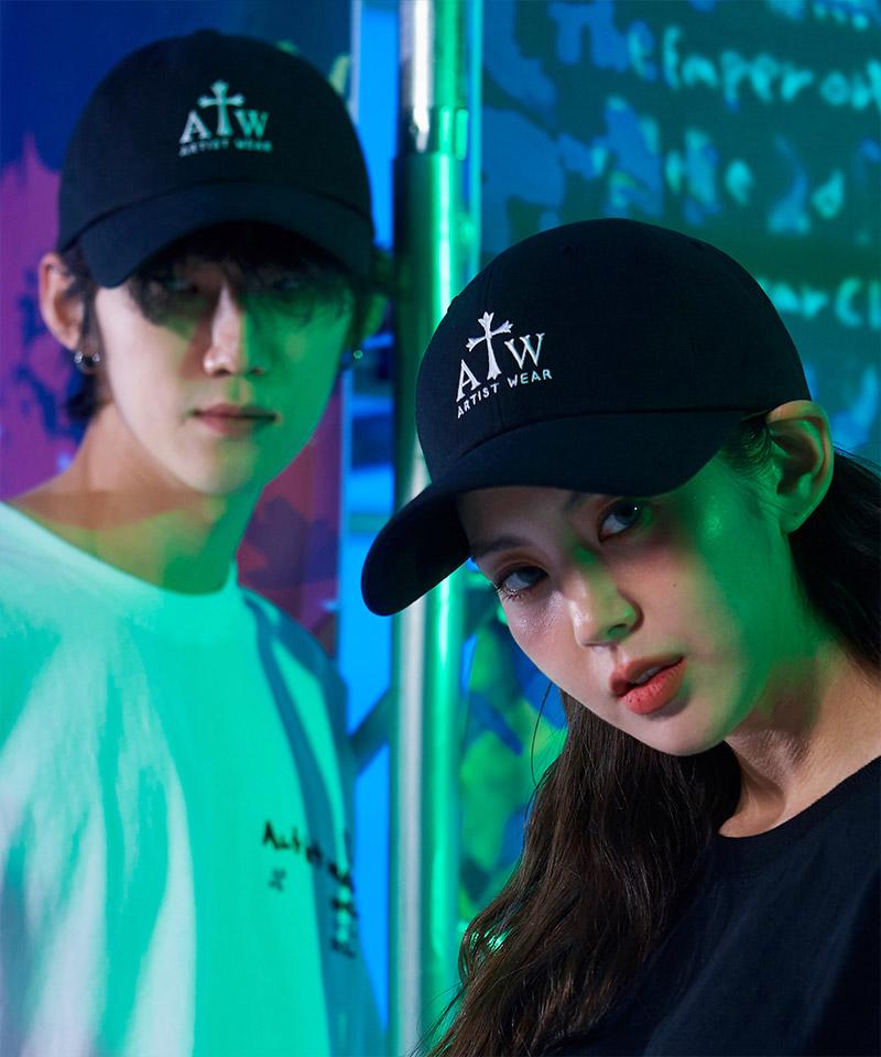 ARTISTWEAR [Atw] Signature Logo Embroidered Ball Cap_Bk