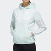 Adidas Windbreaker 3S Woven Jacket Women Outerwear Light-Green FT2882