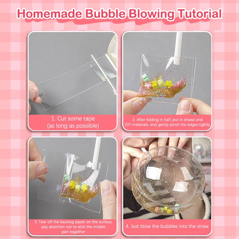 

Симпатичная многофункциональная липкая бесследная липкая игрушка для изготовления выдувных пузырей.