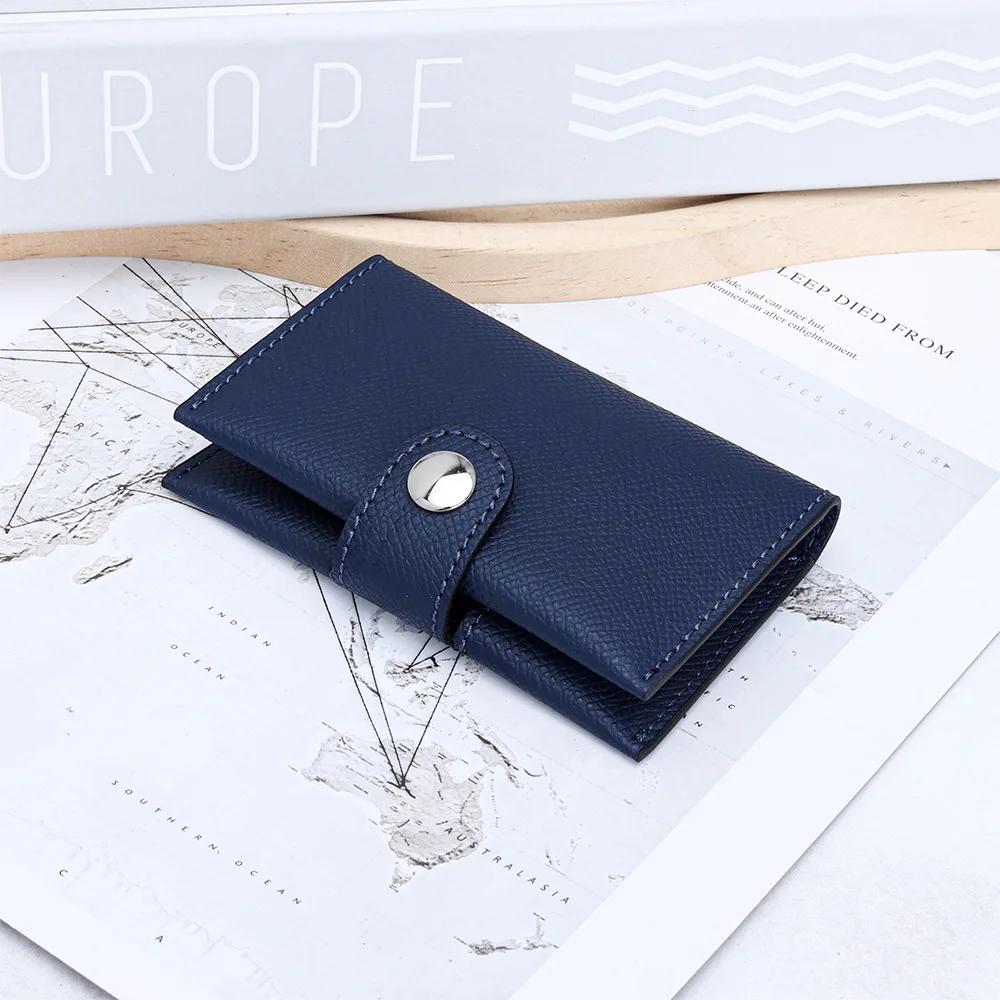 Trendy Women's Leather Cards Wallet Multi-pocket Compact Bifold Card Holder, Stylish Credit Card Case for Daily & Travel Storage
