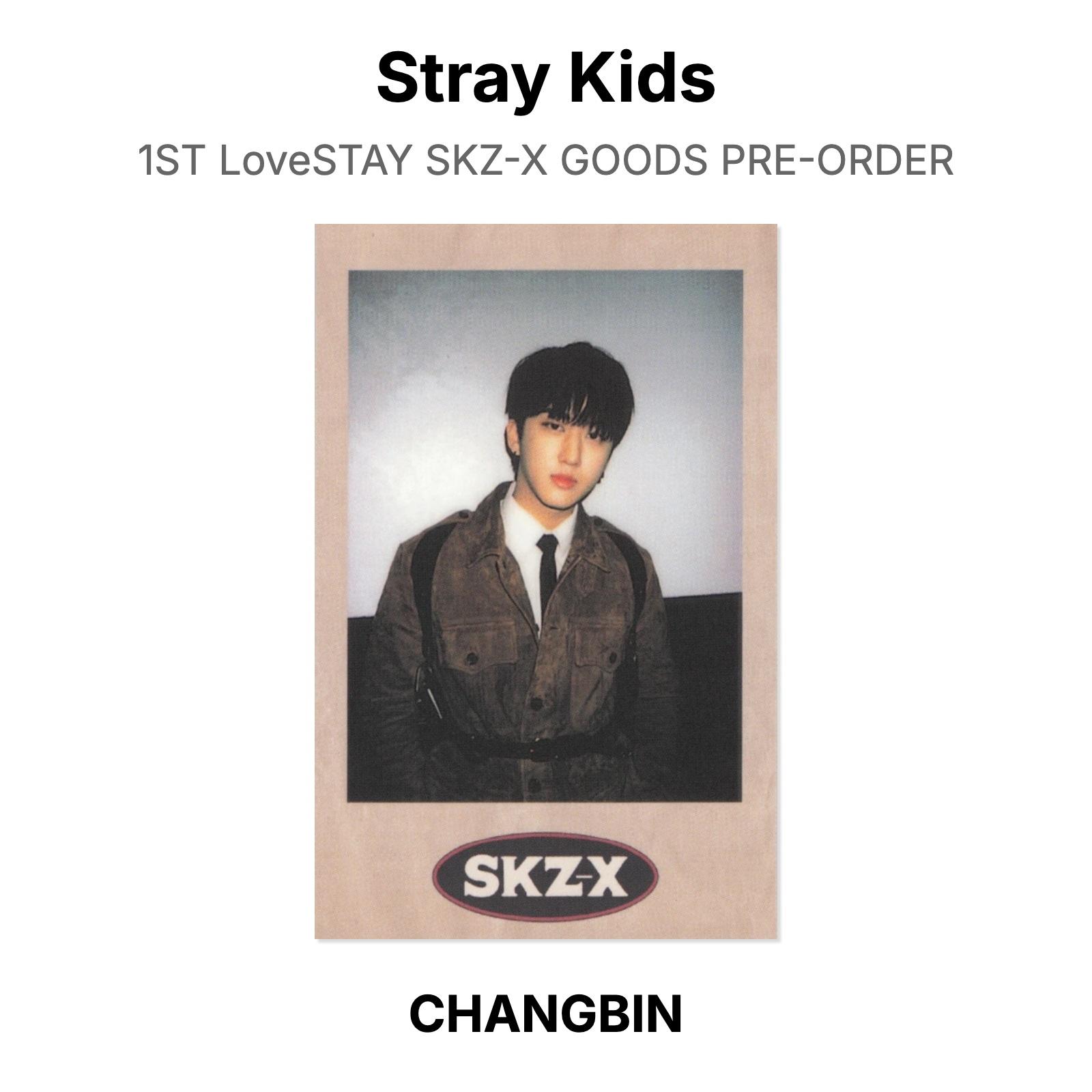 Stray Kids 1-й LoveSTAY SKZ-X ТОВАРЫ ПРЕДЗАКАЗ Официальная фотокарточка CHANGBIN 02