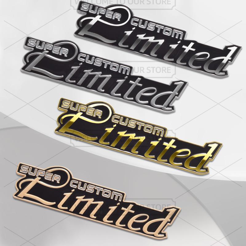 Emblemă Metalică 3D Super Personalizată Ediție Limitată Decaluri Body Autocolant Spate Auto Pentru Toyota Ford Hyundai Kia Mercedes BMW Skoda