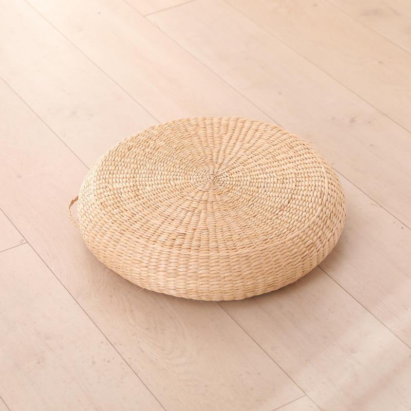 

Тканая японская татами подушка для пола для медитации и молитвы в стиле дзен Diameter 40 cm