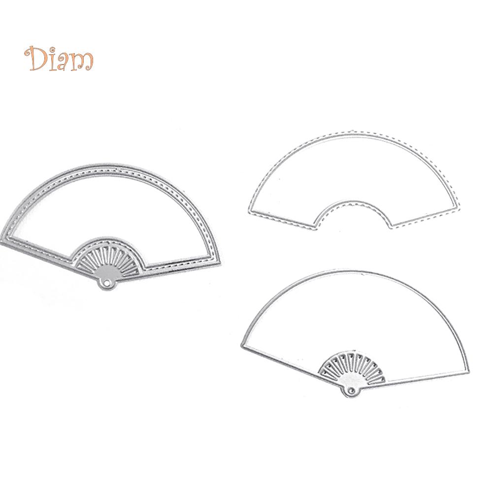Daydreamer Crafts ITEM Chinese Fan Cutting Dies DIY Emboss Stencil ...