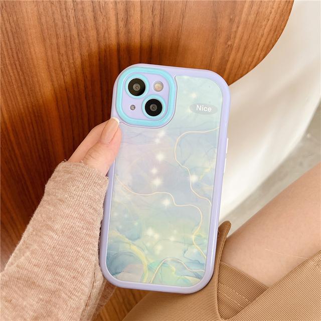 

Ins Art Geometry Граффити Картина Маслом Чехол Для Телефона Для Iphone 13 12 11 Pro Max Xr Xs Max 13pro Противоударный Мягкий Бампер Прозрачный Чехол For iPhone 13